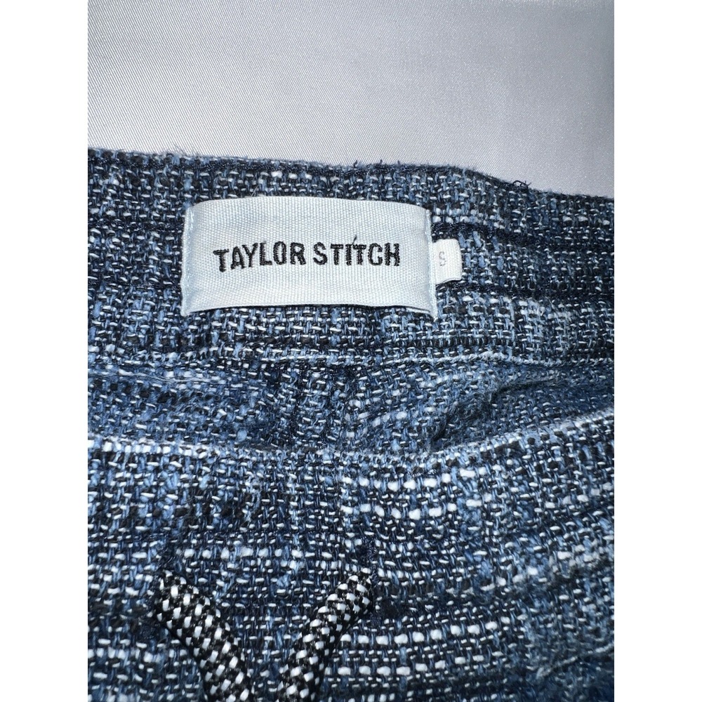Taylor Stitch Apres Shorts Indigo Slub Size Small Mens 100% Organic Cotton 7inch - Picture 4 of 7